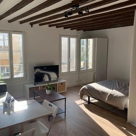 Studio Lumineux, Refait A Neuf, Metro Jourdain 巴黎 外观 照片