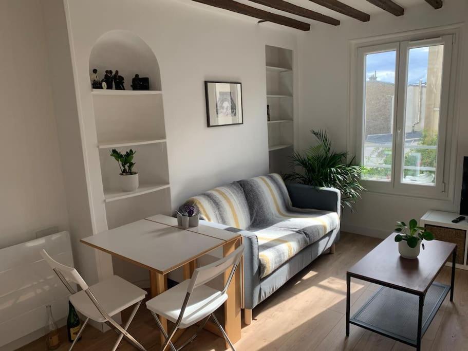 Studio Lumineux, Refait A Neuf, Metro Jourdain 巴黎 外观 照片